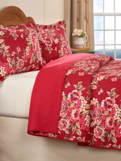English Garden Cotton Quilt or Pillow Sham