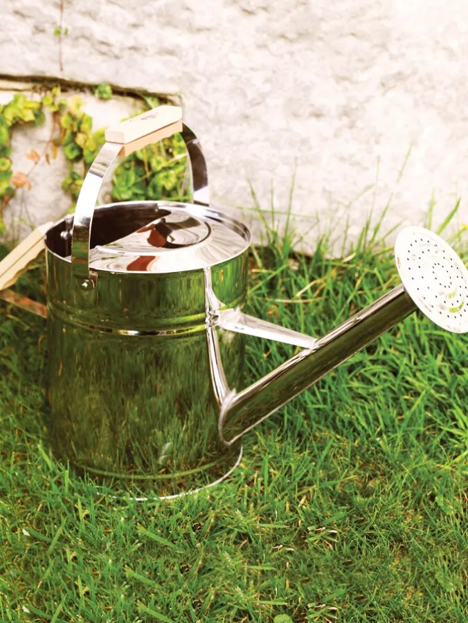 English-Style Stainless-Steel Watering Can