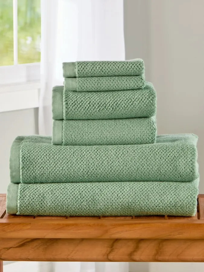 Essential Cotton 6-Piece Bath Towel Set
