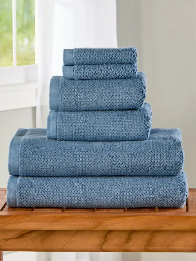Essential Cotton 6-Piece Bath Towel Set