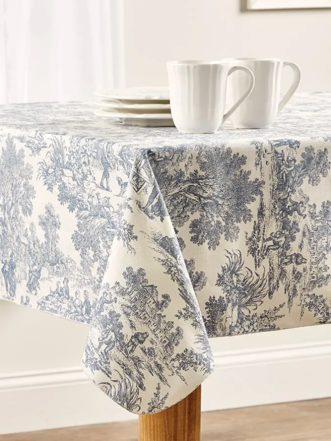 Essex Toile Cotton Tablecloth