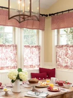 Essex Toile Rod Pocket Tiers by Country Curtains®