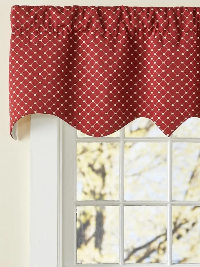 Everly Embroidered Rod Pocket Regal Valance