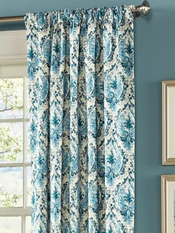 Fenton Medallion Lined Rod Pocket Curtains