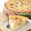 Fire-Roasted Tomato, Pepper and Cheddar Quiche