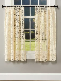 Floral Medallions Macrame Tier Panel