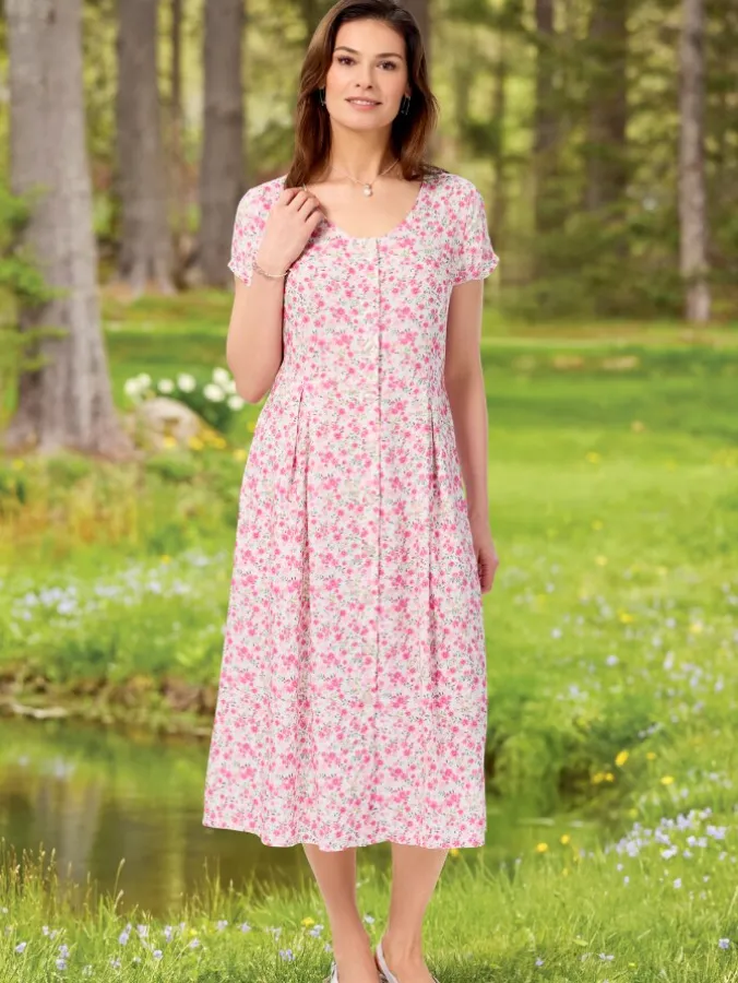 Floral Pastel Midi Dress