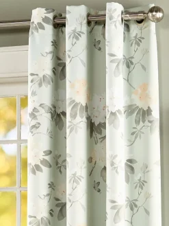 Floral Supreme Room-Darkening Grommet Top Long Curtain Panel