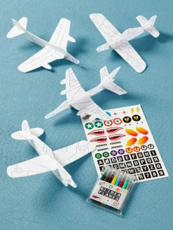 Foam Glider Plane Kit, 4 Pack