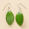 Forest Dreams Mini Leaf Wood Drop Earrings