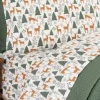 Forest Friends Nordic Print Portuguese Cotton Flannel Sheet Set