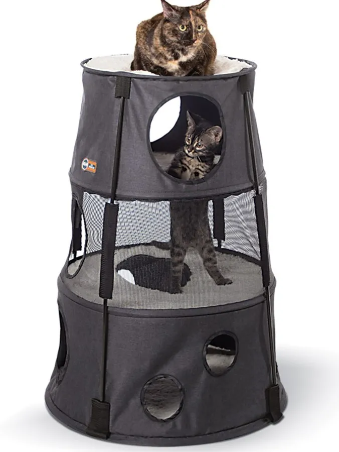 Four-Level Kitty Tower