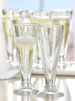 French Bee Champagne Glass, Set of 6