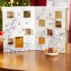 French Christmas Advent Calendar With Chocolates, Nuts, and Fruit Jellies