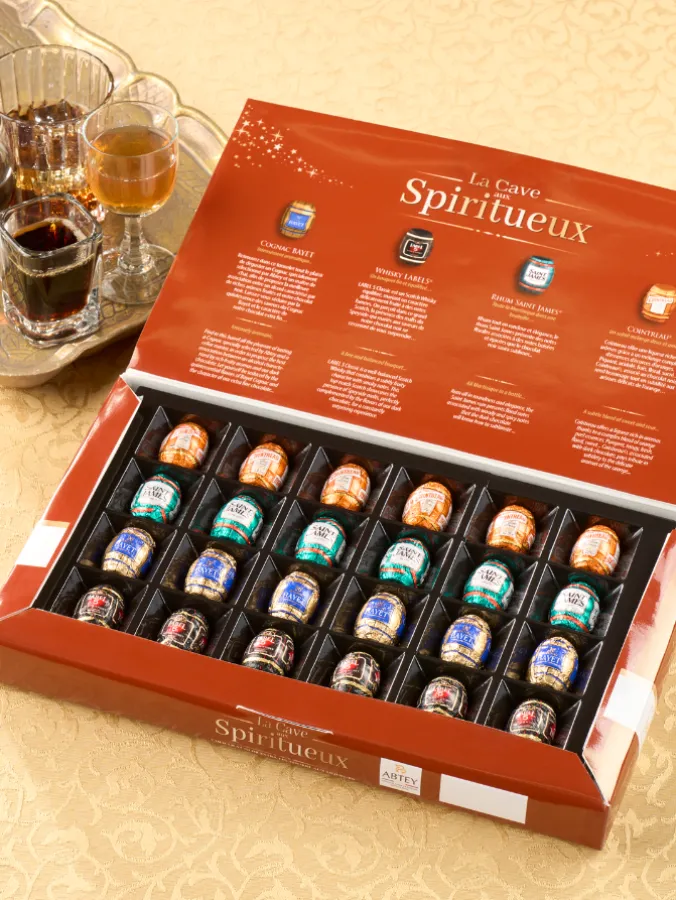 French Dark Chocolate Liqueur Barrel Assortment