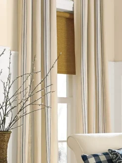 French Ticking Rod Pocket Curtains by Country Curtains®