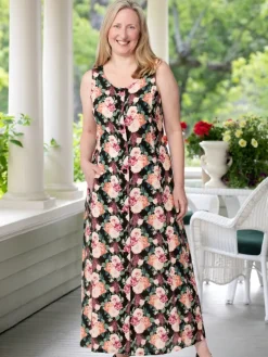 Fresh-From-the-Garden Rayon Sundress