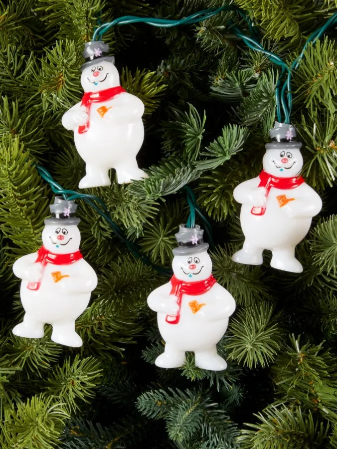 Frosty the Snowman Christmas String Lights, 10 Lights