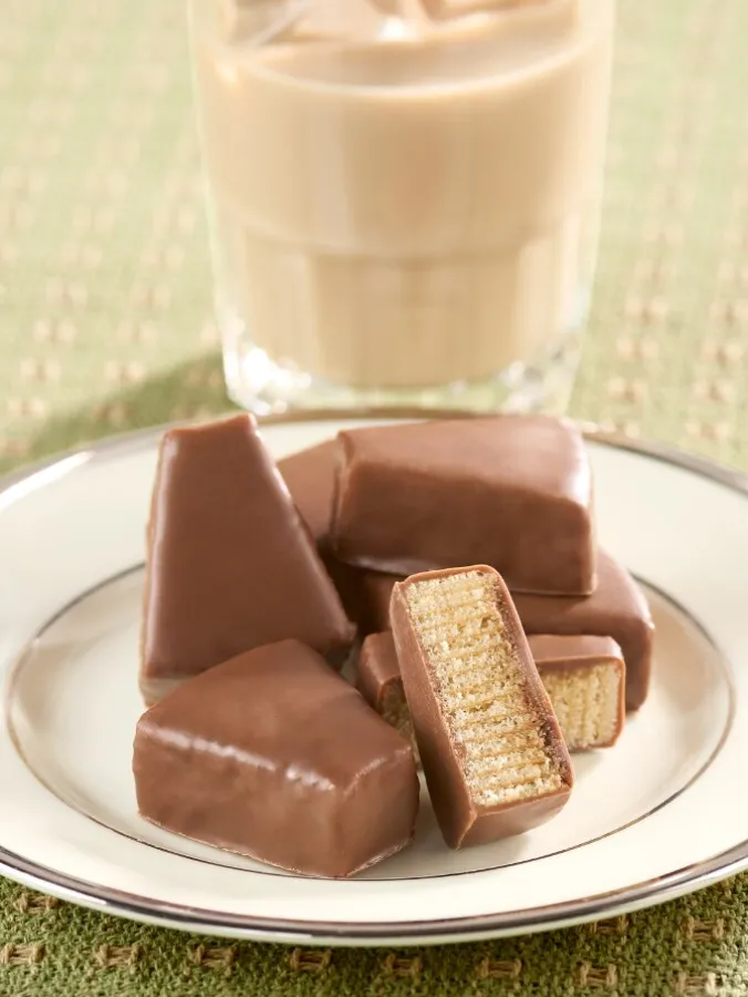 German Baumkuchen Bites With Irish Cream