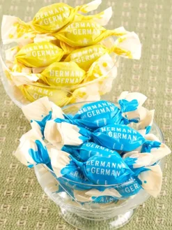 German Filled Caramel Hard Candy, Two 4.4 Ounce Bags