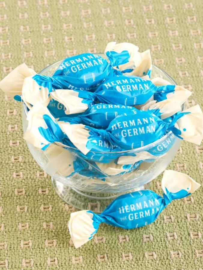 German Filled Caramel Hard Candy, Two 4.4 Ounce Bags