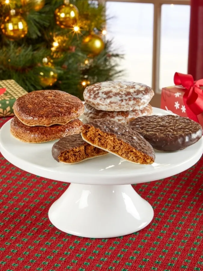 German Lebkuchen Gingerbread Spice Cookie Assortment
