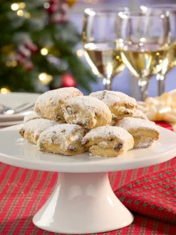 German Marzipan Stollen Mini Loaves