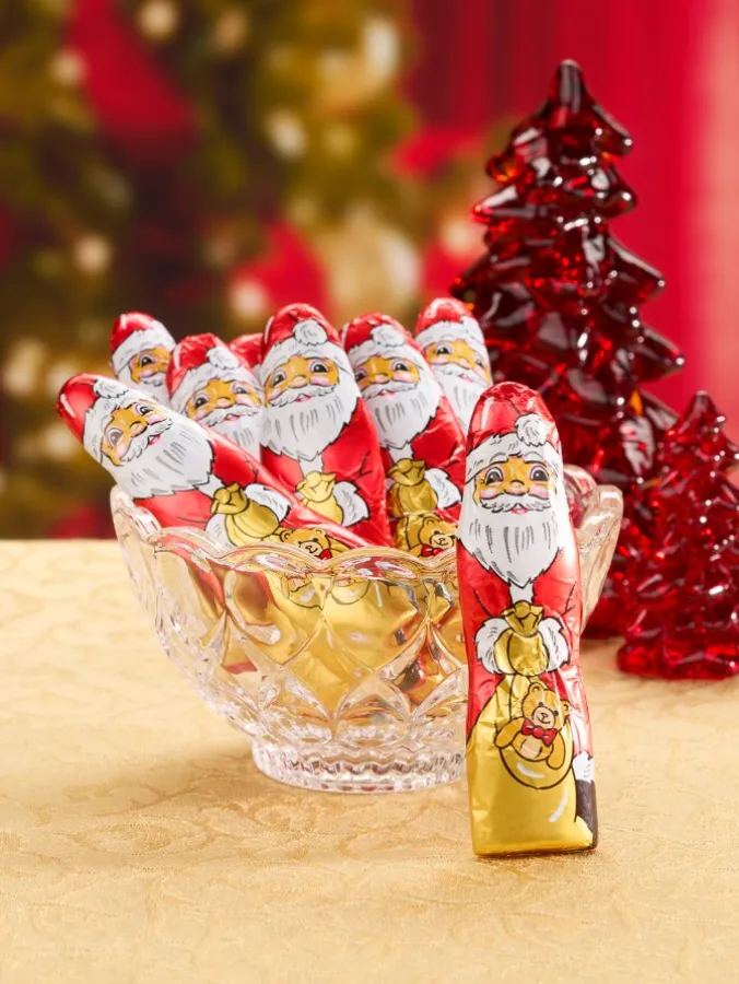 German Milk Chocolate Santas, 2 Boxes of 10