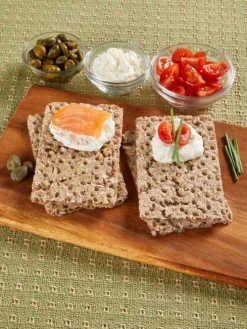 German Whole Grain Cracker Crispbread, Set of 3