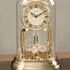 Glass Dome Brass Tabletop Clock