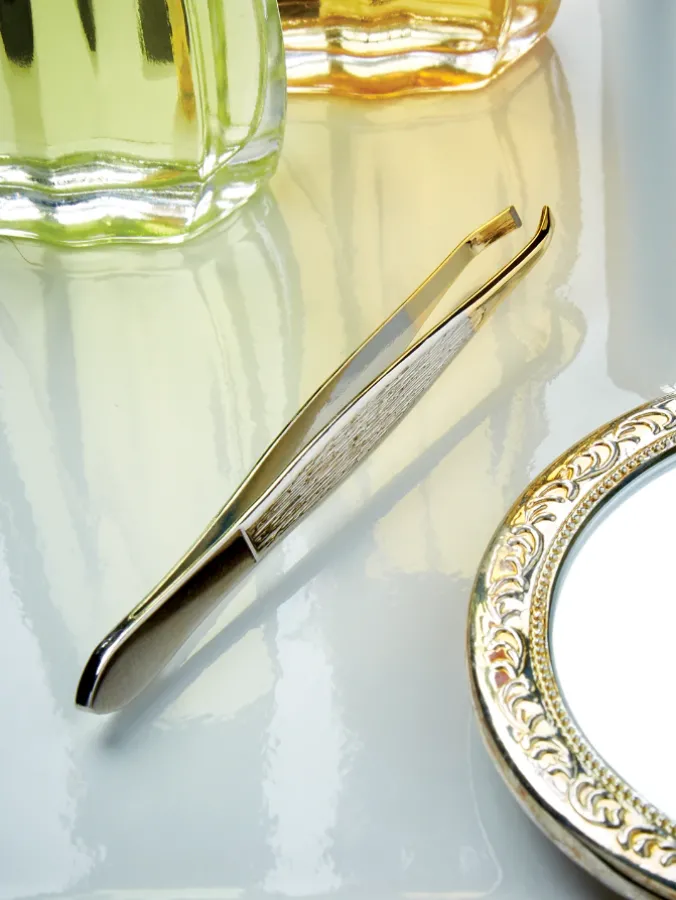 Gold-Tipped Tweezers
