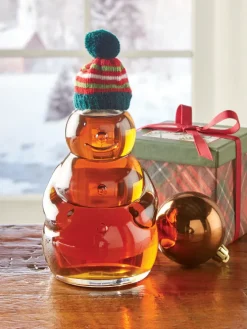 Grade A Amber Vermont Maple Syrup Chester the Snowman Gift Bottle