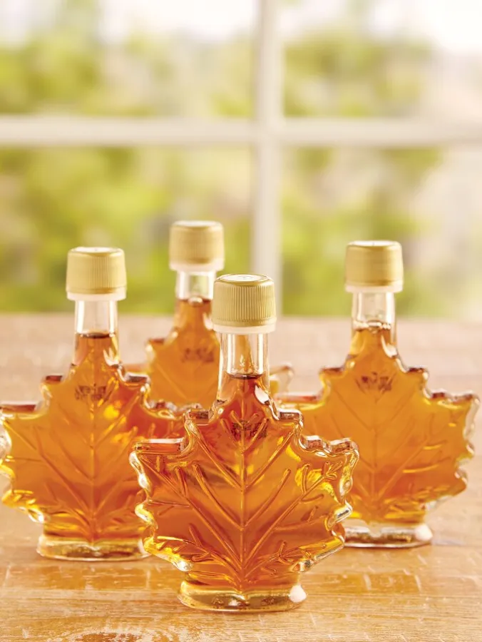 Grade A Amber Vermont Maple Syrup Nip, Set of 4