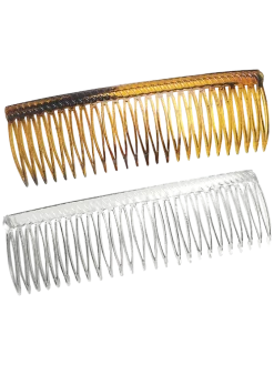 Grip-Tuth 3-1/4-Inch Shorty Side Hair Combs