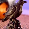 Halloween Black Crow 4-Inch Candle