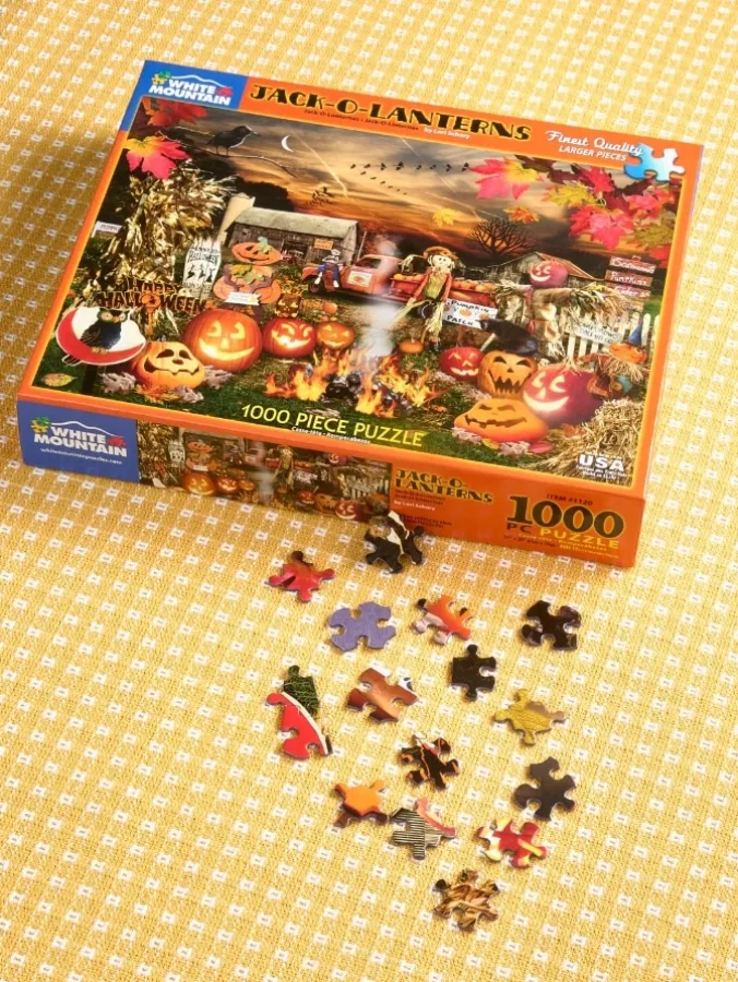 Halloween Jack-o'-Lanterns Jigsaw Puzzle, 1000 Piece