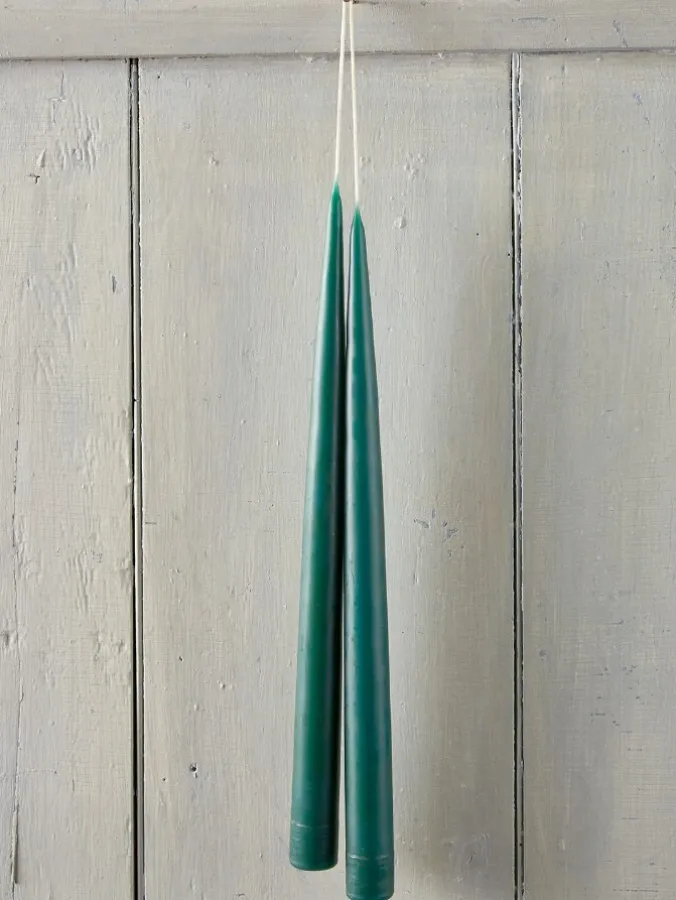 Hand-Dipped 13-Inch Taper Candles, 3 Pairs