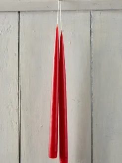 Hand-Dipped 13-Inch Taper Candles, 3 Pairs