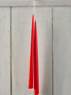 Hand-Dipped 13-Inch Taper Candles, 3 Pairs