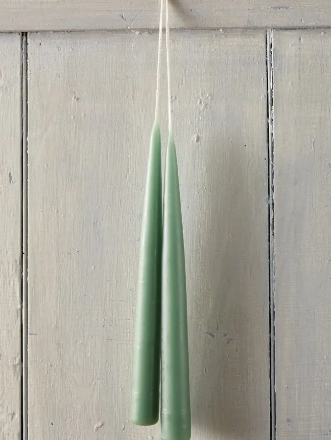 Hand-Dipped 9 Inch Taper Candles, 3 Pairs