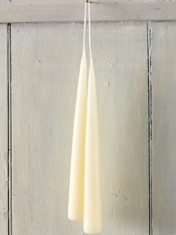 Hand-Dipped 9 Inch Taper Candles, 3 Pairs