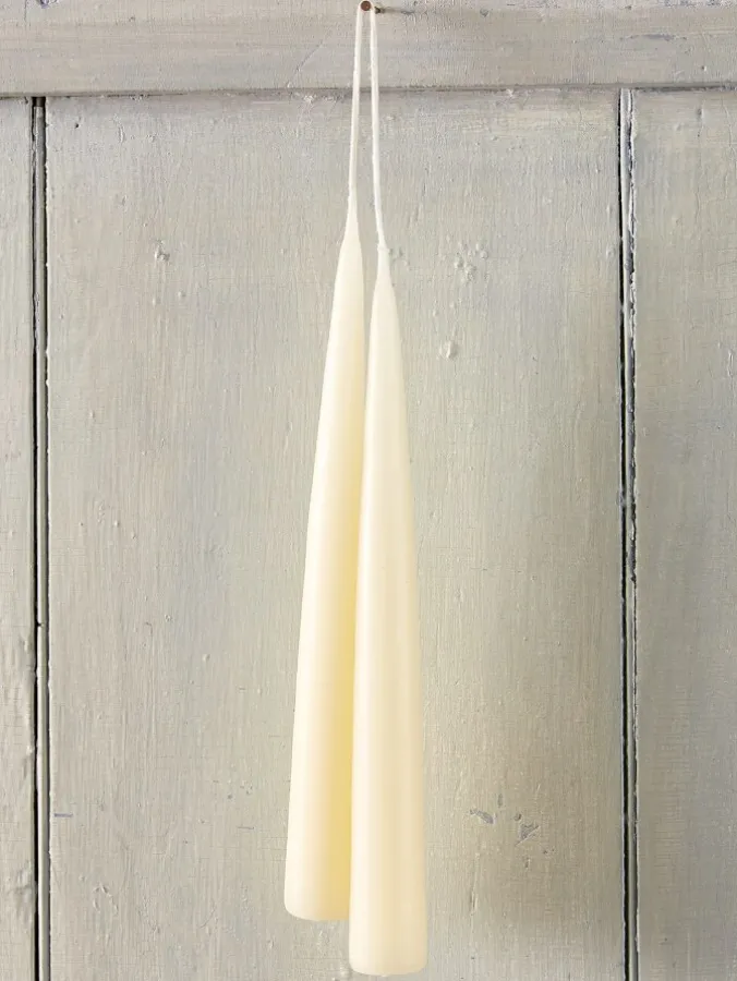 Hand-Dipped 9 Inch Taper Candles, 3 Pairs