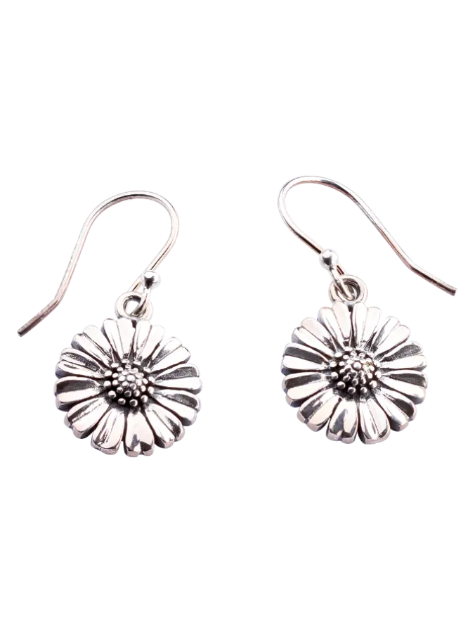Happy Sunflower Drop Earrings