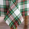 Hartland Christmas Plaid Mountain Weave Cotton Tablecloth
