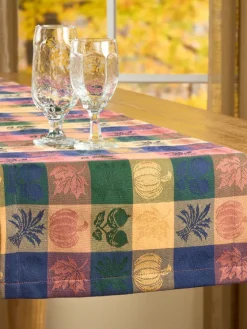 Harvest Jacquard Table Runner, 14 Inch Wide
