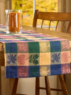 Harvest Jacquard Table Runner, 14 Inch Wide