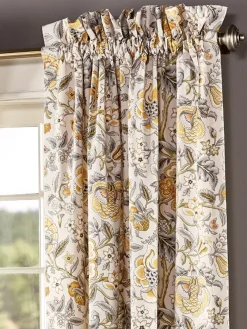 Hatfield Floral Lined Rod Pocket Curtains by Country Curtains®
