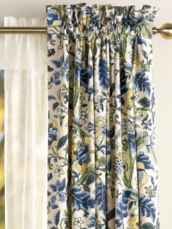 Hatfield Floral Lined Rod Pocket Curtains by Country Curtains®