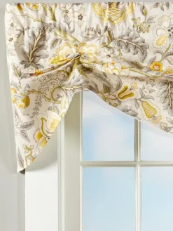 Hatfield Floral Lined Rod Pocket Tuck Valance by Country Curtains®