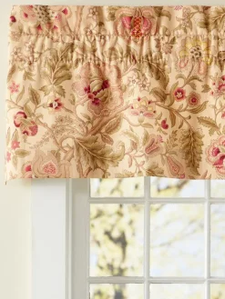 Hatfield Floral Rod Pocket Tailored Valance by Country Curtains®